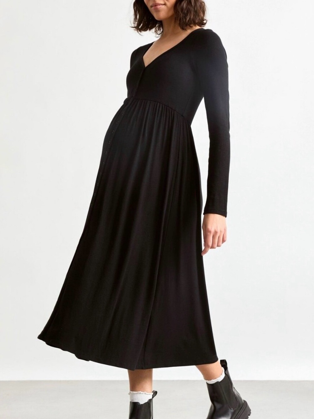The Softest Rib Nursing Dress - Hatch Collection
